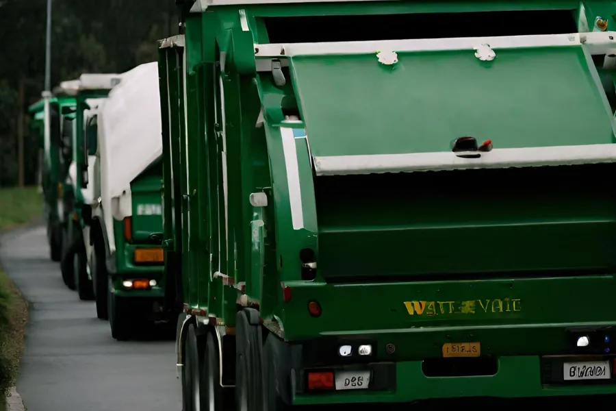 Camion déchets écologiques efficacité énergétique